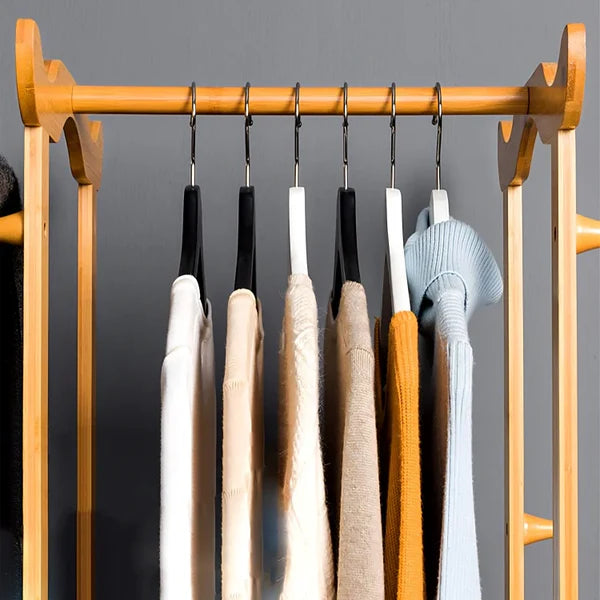Premium Wooden Multi-Layer Alna with 8 Side Hooks & 2 Drawers