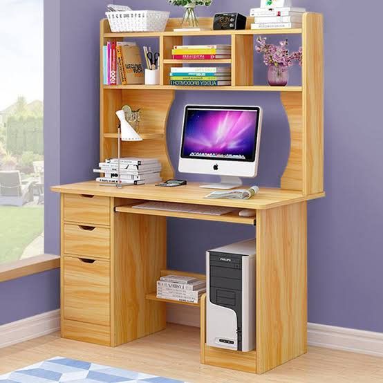 Compact Wooden Study Desk