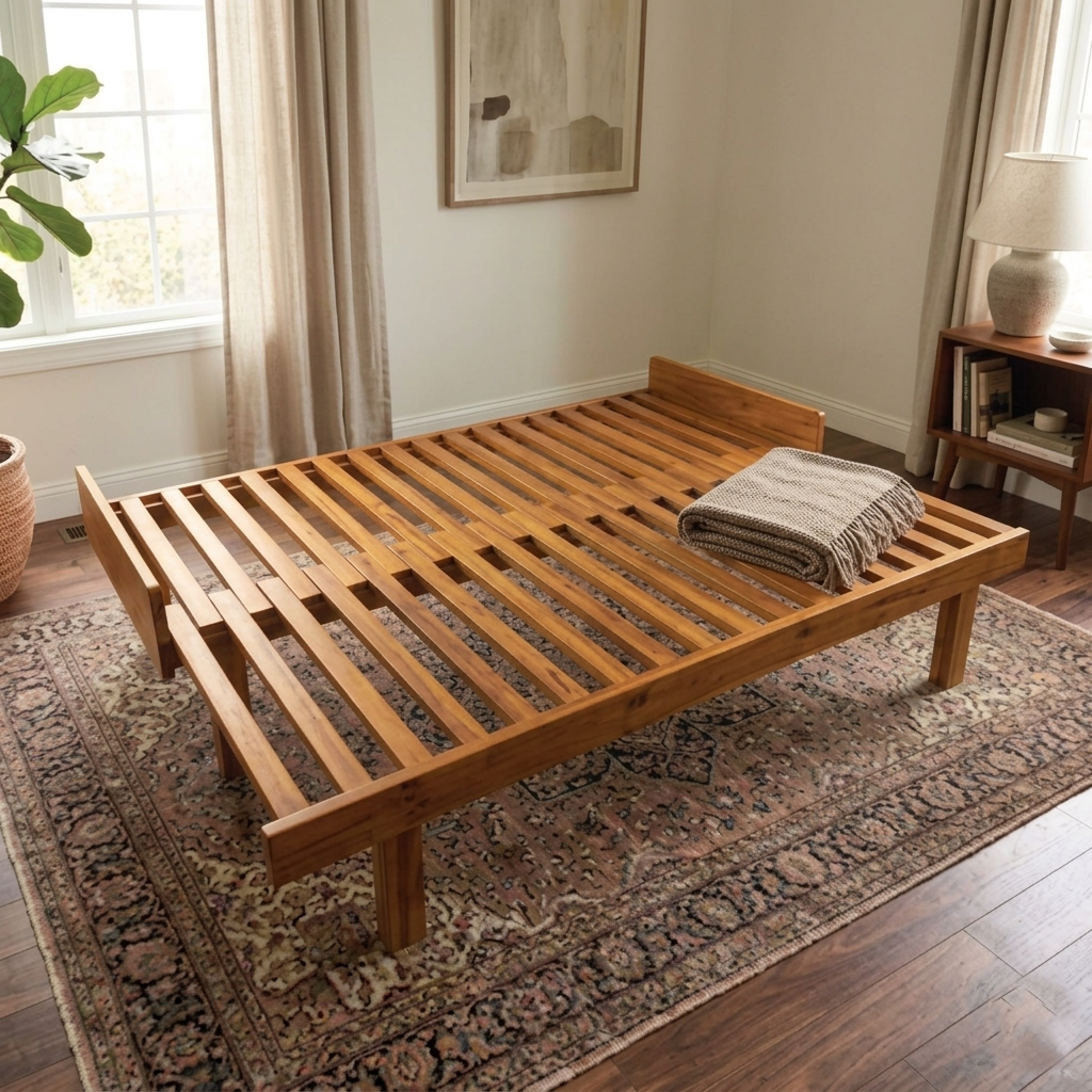 Wooden Sofa Cum Bed | Space Saving Convertible Design | Without Foam