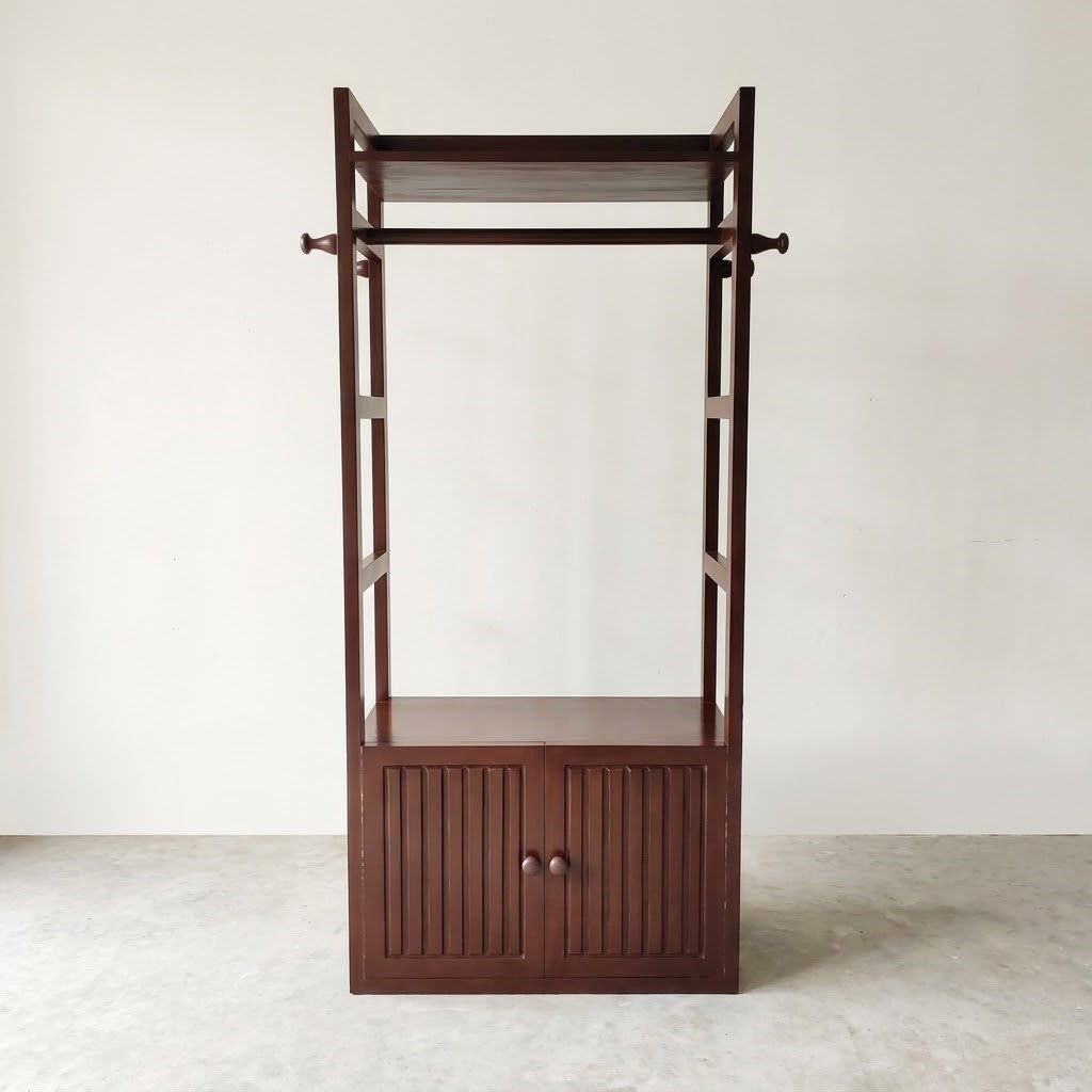 Mahogany Alna + Open Wardrobe Combo
