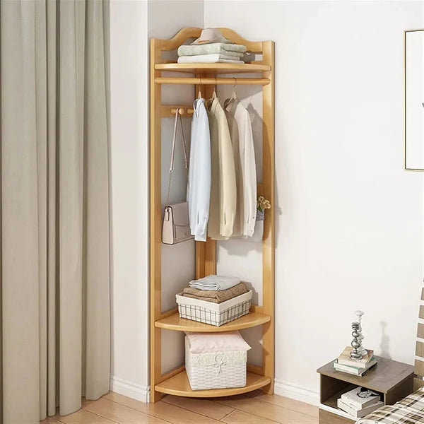 Space Saving Wooden Corner Shelf-Decor Your Home with Style