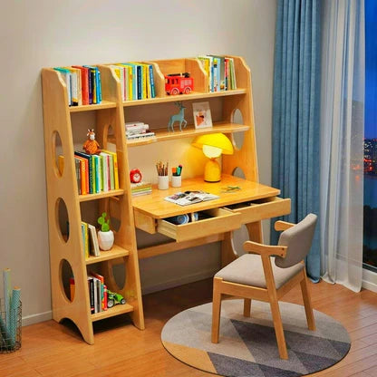 Smart Study Starts Here! Premium Wooden Reading Table with Chair | Comfortable & Durable Study Solution