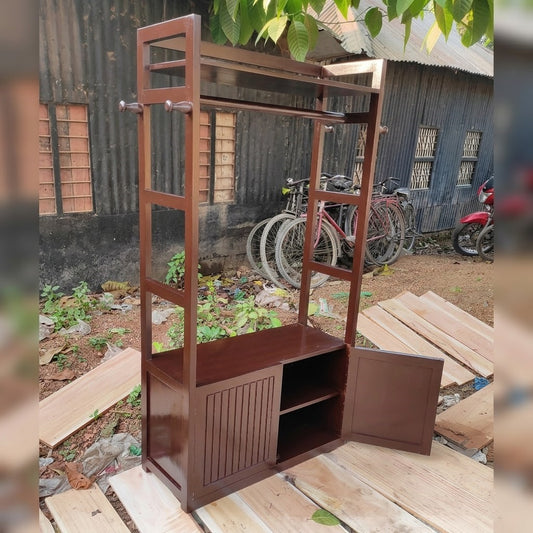 Mahogany Alna + Open Wardrobe Combo