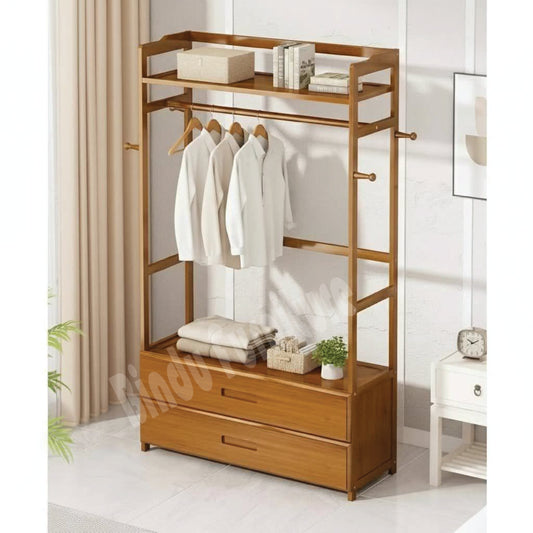 Mahogany Alna + Open Wardrobe Combo