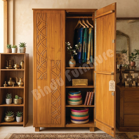 2 Drawers Almari | Wooden Almar