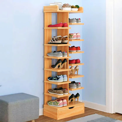 Stylish Wooden Shoe Rack