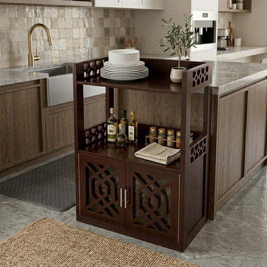 Modern oven stand Wooden