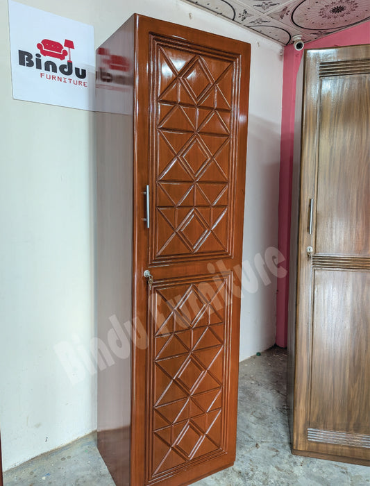 Wooden Single Door Wardrobe | Minimalist Single Door Almira