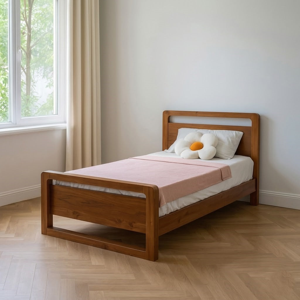 Premium Mahogany Single Bed