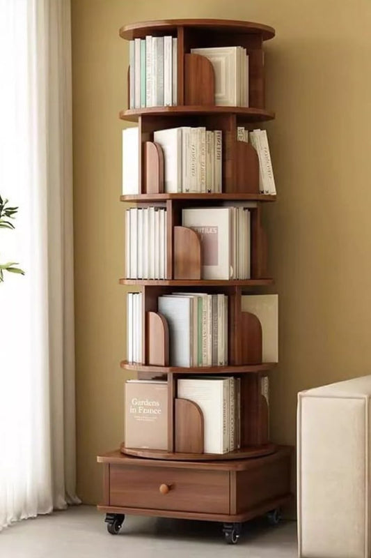 Stylish Rotating Book Shelf | Perfect Choice for an Organized Home
