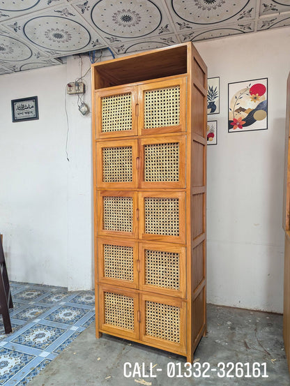 Space-Saving Wooden Cabinet