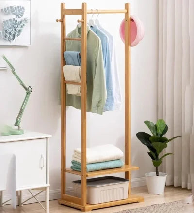 ১০০% সলিড মেহগনি কাঠে তৈরি ইউনিক স্টাইলের আলনা।