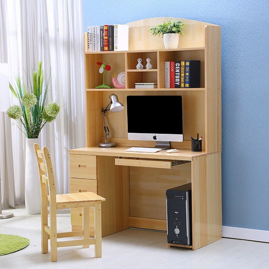 Space-Saving Wooden Study Desk with Chair | Smart Choice for Small Rooms