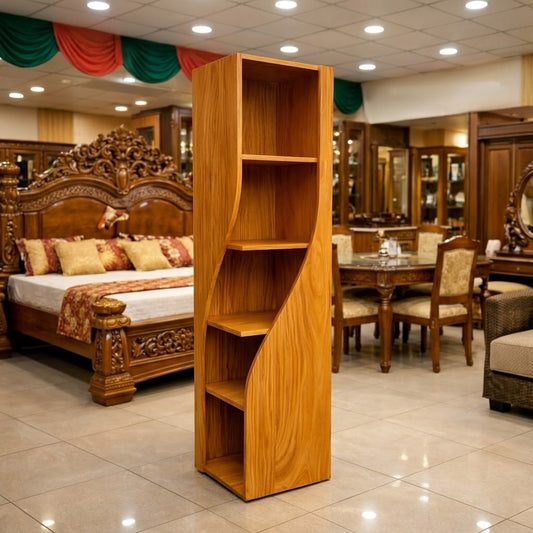 Compact Wooden Corner Shlef-Maximum Space With Style