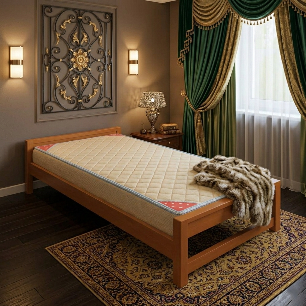 Wooden Divan / Single Bed | Modern Minimal Bedroom Bed (Without Mattress)