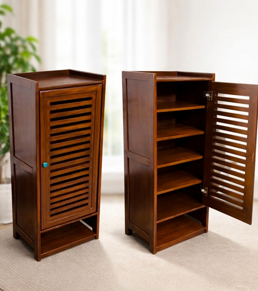 Premium Mahogany Shoe Rack