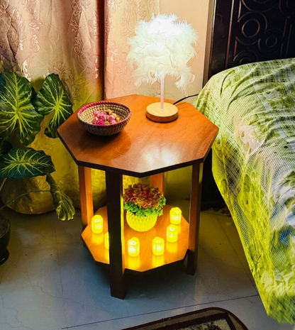 Stylish Wooden Coffee Table | Elegant Side Table for Home & Office