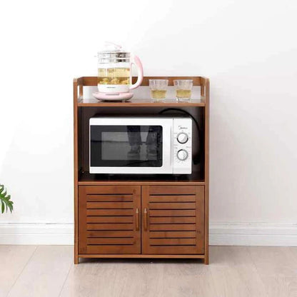 Smart Oven Holder।Sleek Wooden Rack for Modern Interiors