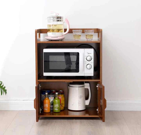 Smart Oven Holder।Sleek Wooden Rack for Modern Interiors