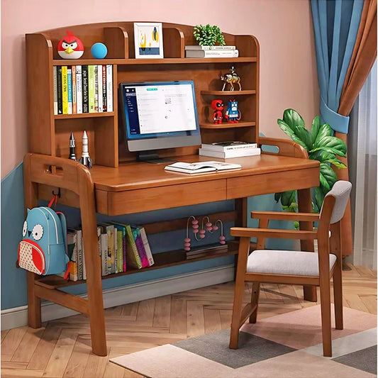 Solid Wood Study Table। Durable & Elegant Style