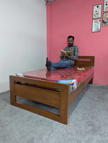Premium Mahogany Single Bed