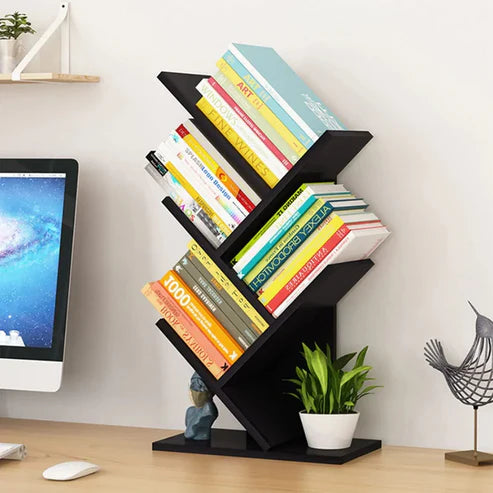 Wooden Tree Shaped Book Shelf For Office/Home
