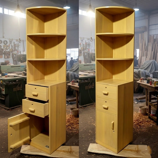 Wooden Corner Bookshelf for your beautiful home & office