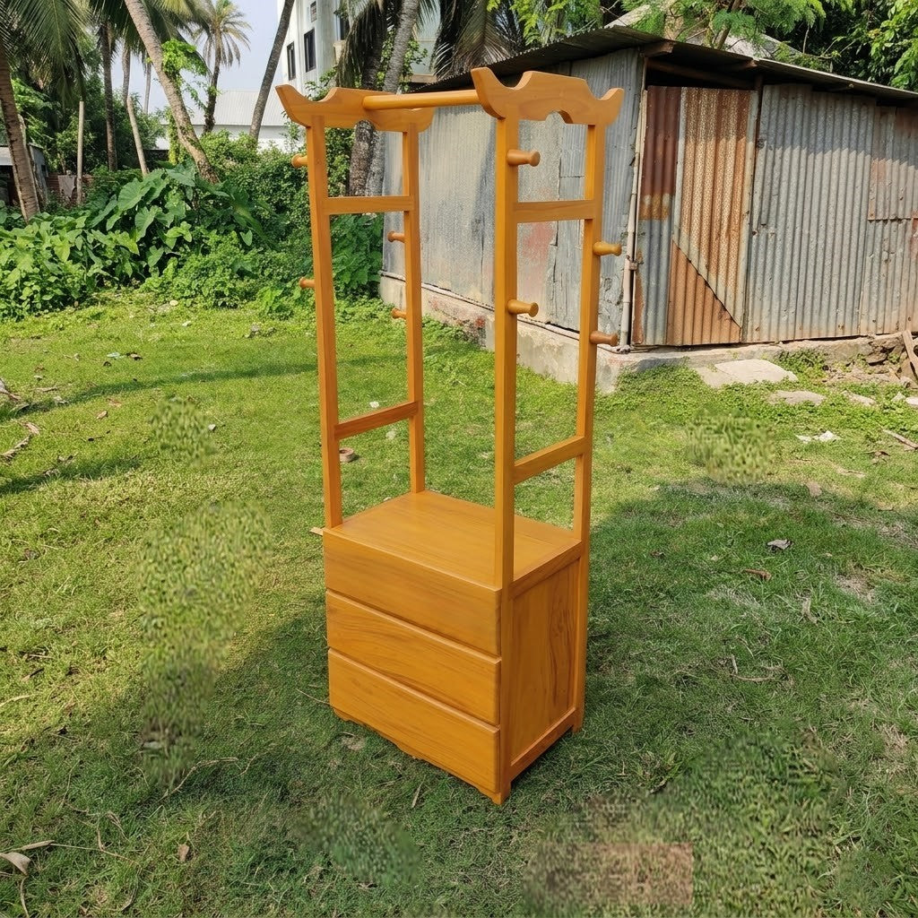Mahogany Alna + Open Wardrobe Combo