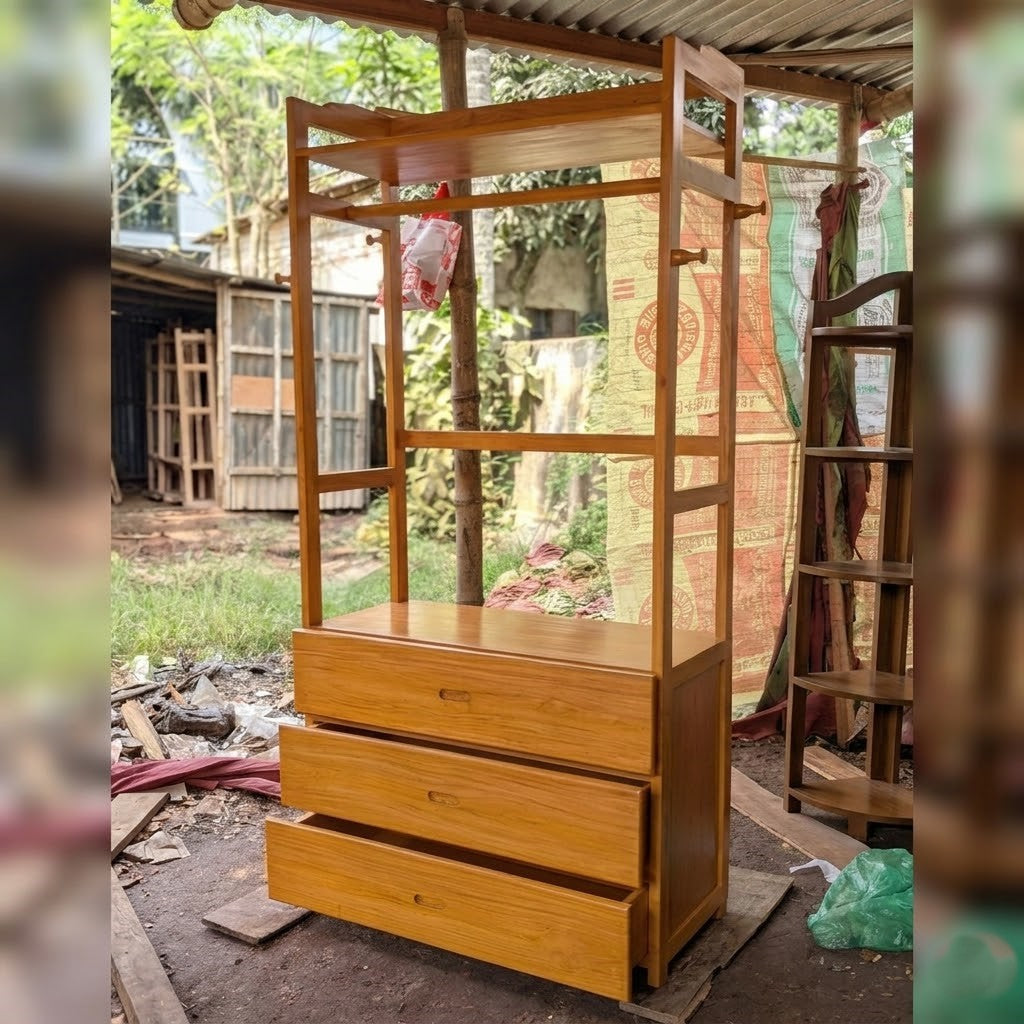 Exclusive Wooden Anla | Wooden Clothes Stand
