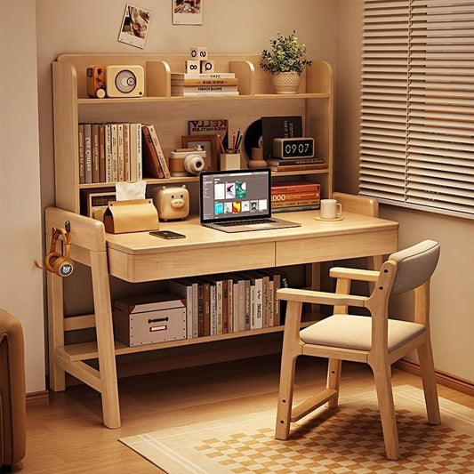 Smart Wooden Study Table Set