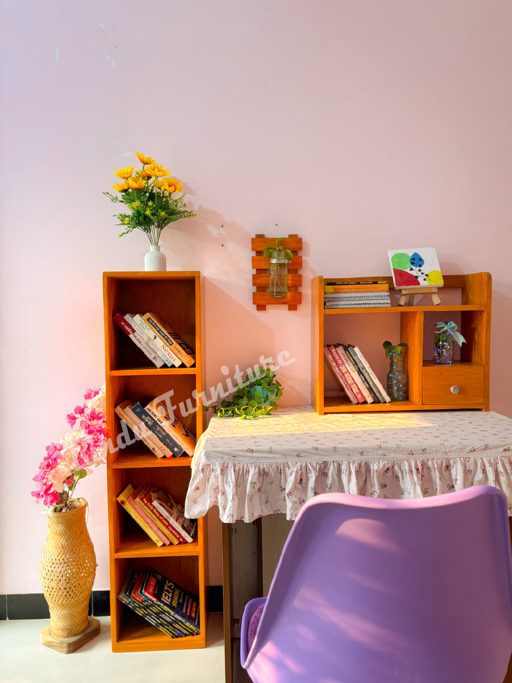 ১০০% সলিড মেহগনি কাঠের মাল্টি-ফাংশন শেলফ!