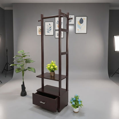 Wooden Multi Layer Alna Witn 3 Side Hook And 1 Drawer For Bedroom | Wooden stylish Alna