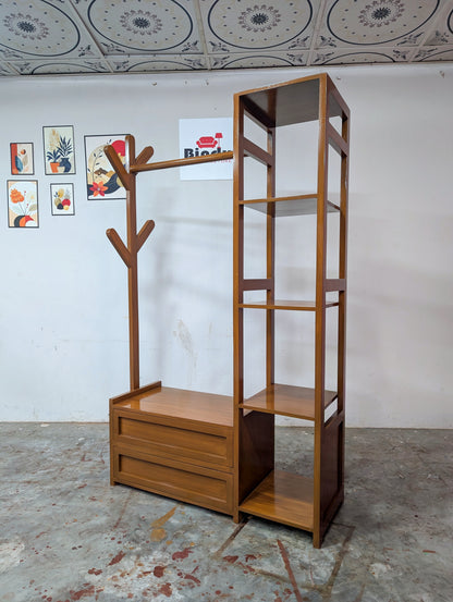 Luxury Wooden Cloth Organizer with Drawer