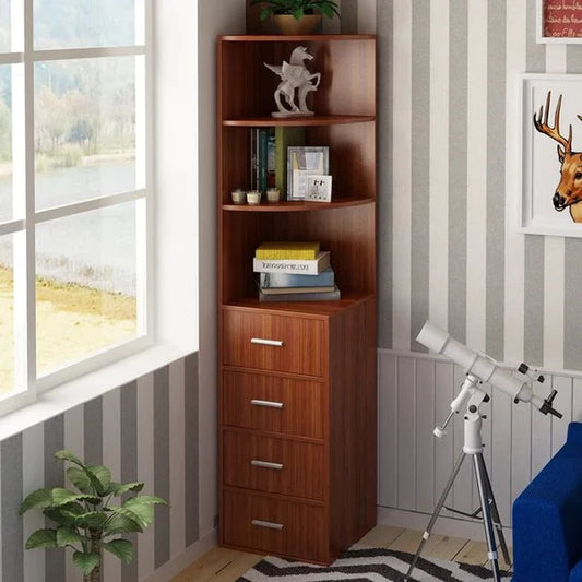 Modern Wooden Corner Shelf। Perfecr for Home and Office Organization