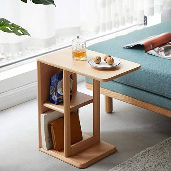 Classic Wooden Side Table- Elegant Space