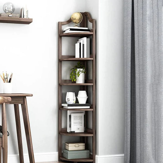 Minimalistic Wooden Corner Shelf