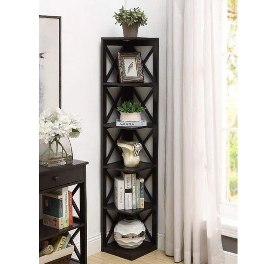 5 Layer Wooden Corner Shelf