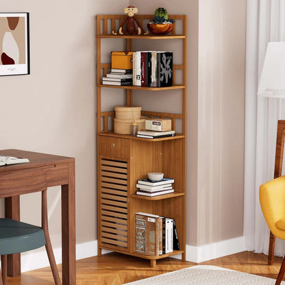 Wooden Bookshelf /Corner Shelf/Organizer