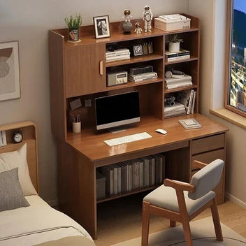 Luxury Wooden Study Table & Chair Set | Comfortable, Space-Saving Reading Desk for Smart Study