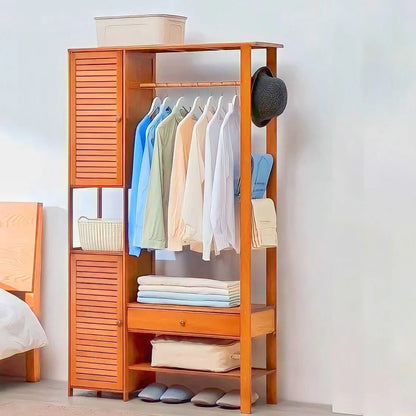 Wooden Bedroom Closets Storage Organizer | Wooden Clothes Stand | Alna